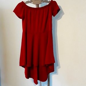 Sexy dark red mini dress Sz L